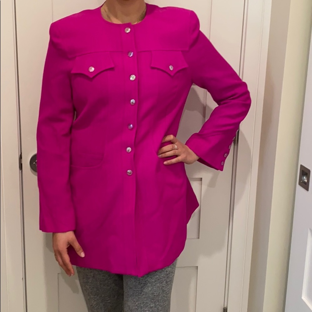 Christian Lacroix fuchsia blazer